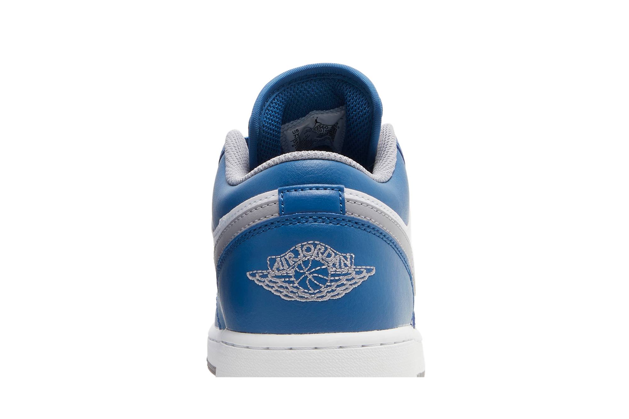 Air Jordan 1 Low 'True Blue Cement' 553560-412