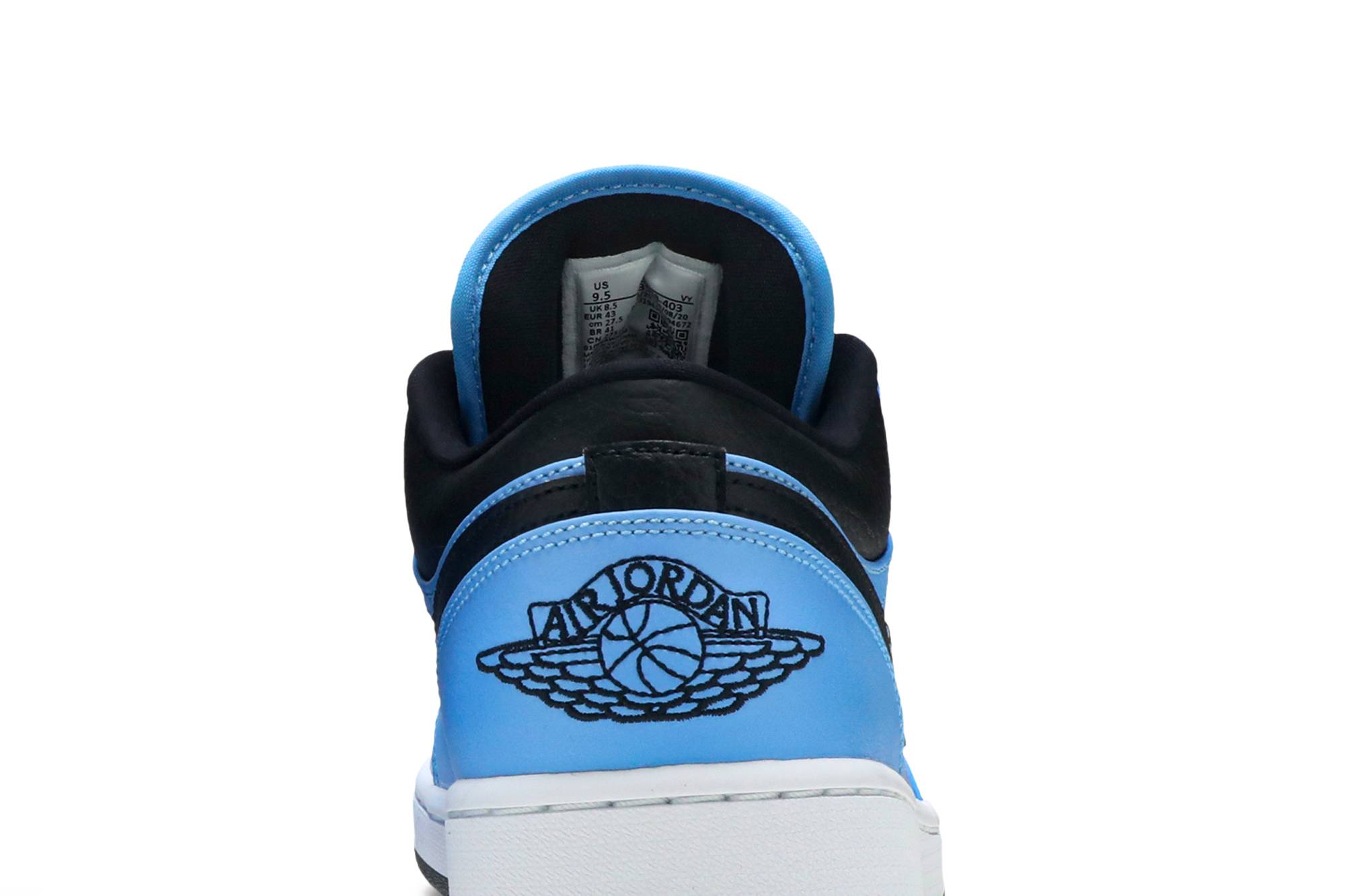 Air Jordan 1 Low 'University Blue Black' 553558-403