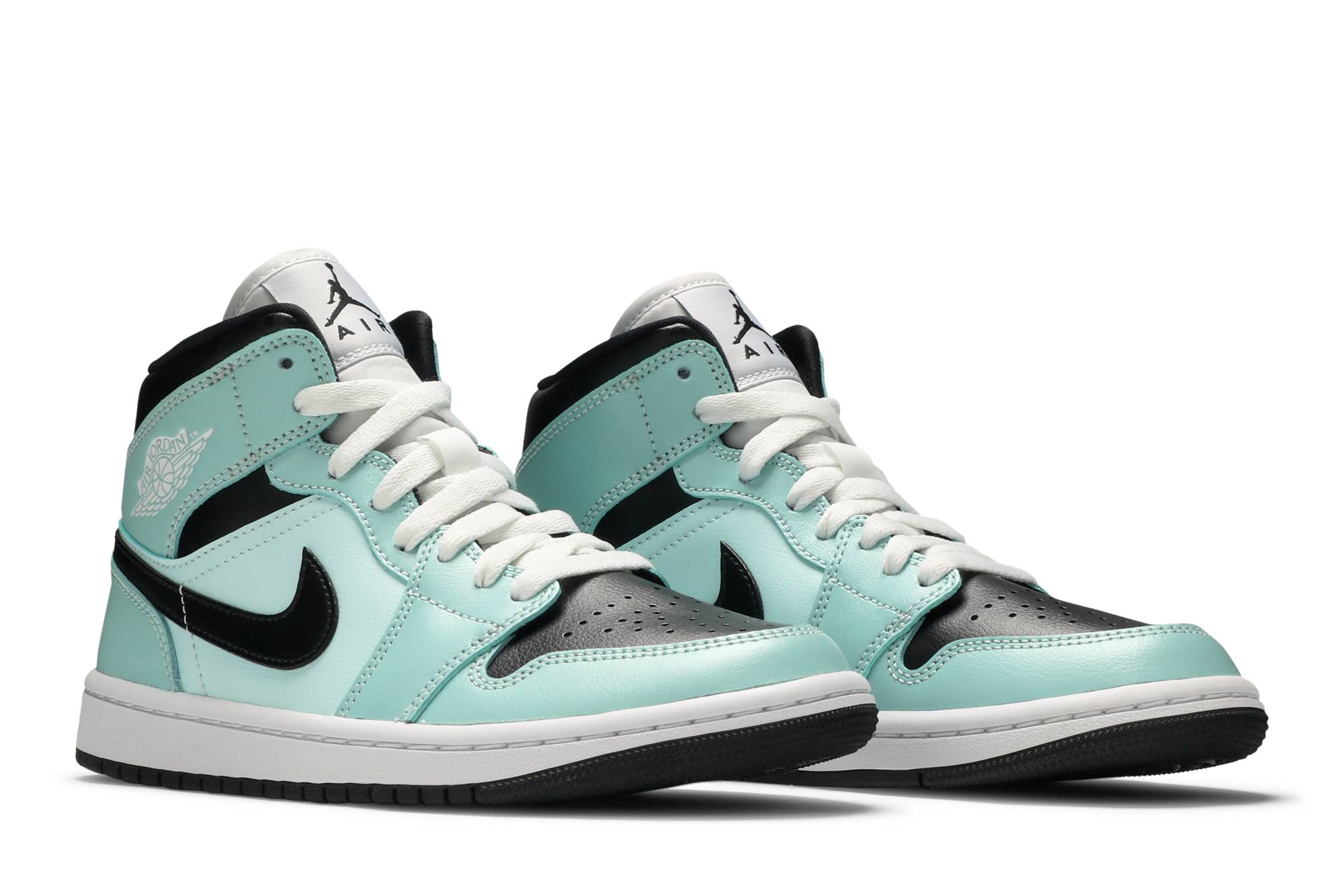Air Jordan 1 Mid 'Aqua Black' BQ6472-300