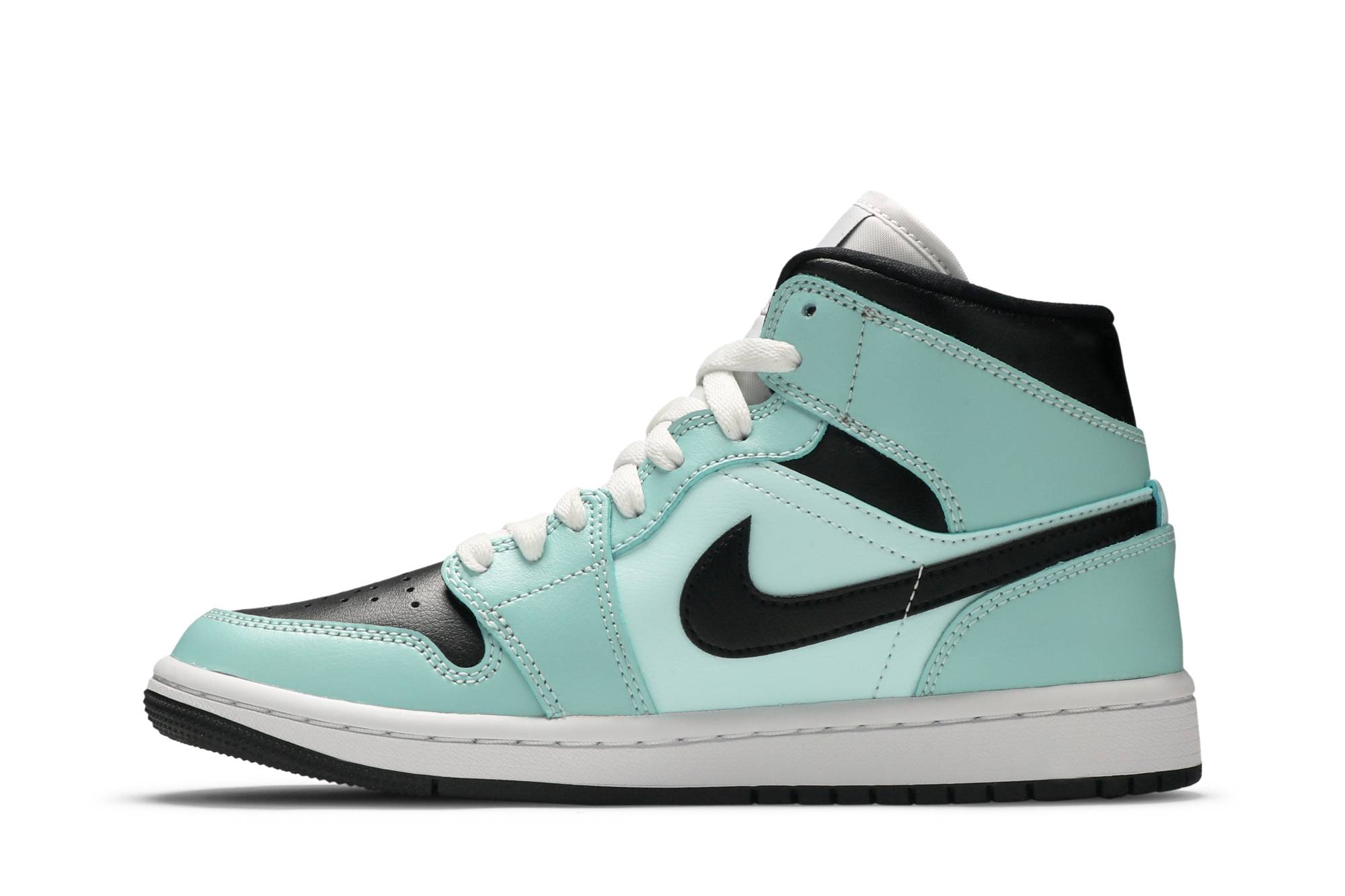 Air Jordan 1 Mid 'Aqua Black' BQ6472-300