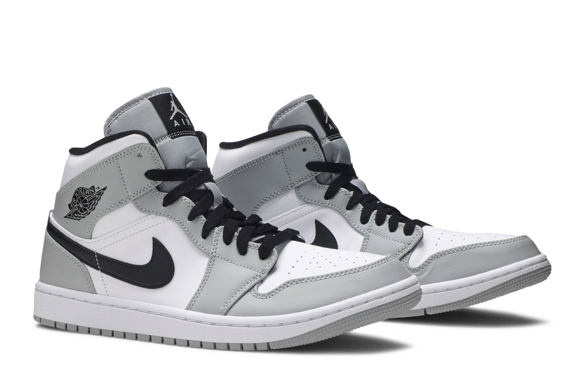 Air Jordan 1 Mid 'Light Smoke Grey' 554724-092