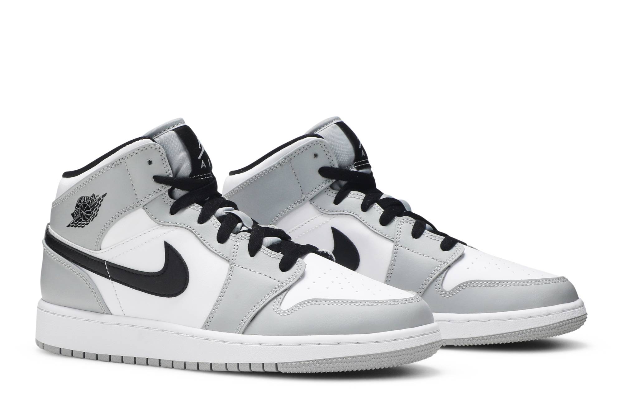 Air Jordan 1 Mid 'Light Smoke Grey' 554725-092