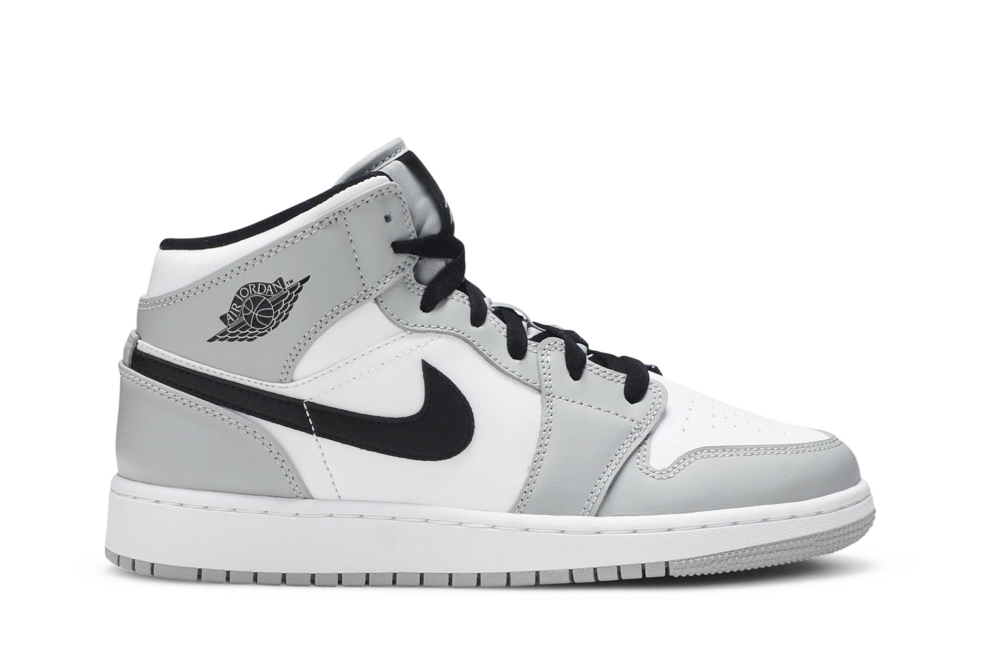 Air Jordan 1 Mid 'Light Smoke Grey' 554725-092
