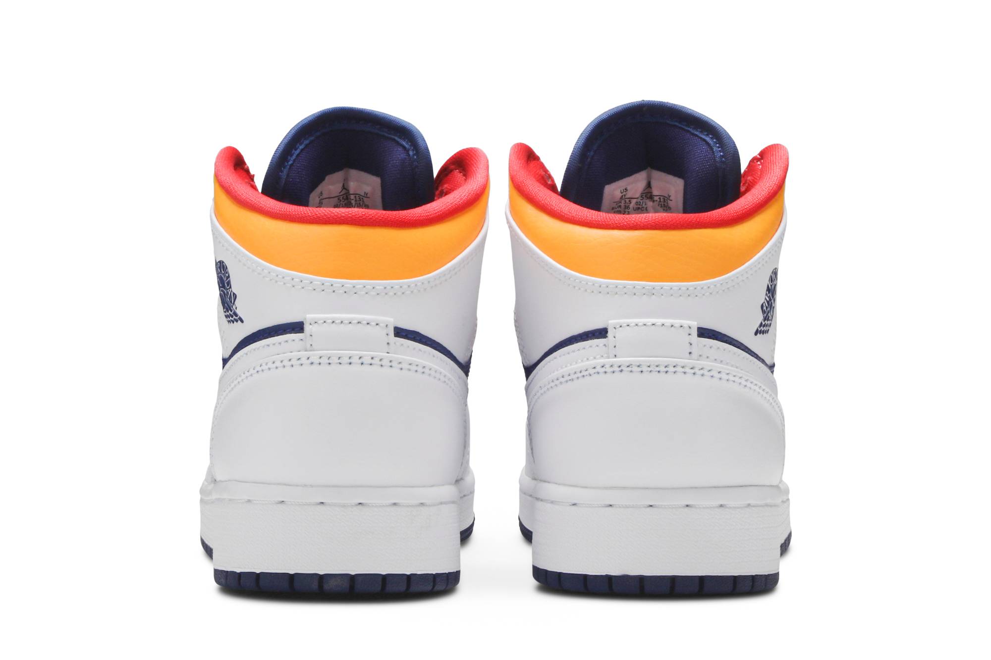 Air Jordan 1 Mid 'White Deep Royal Blue' 554725-131