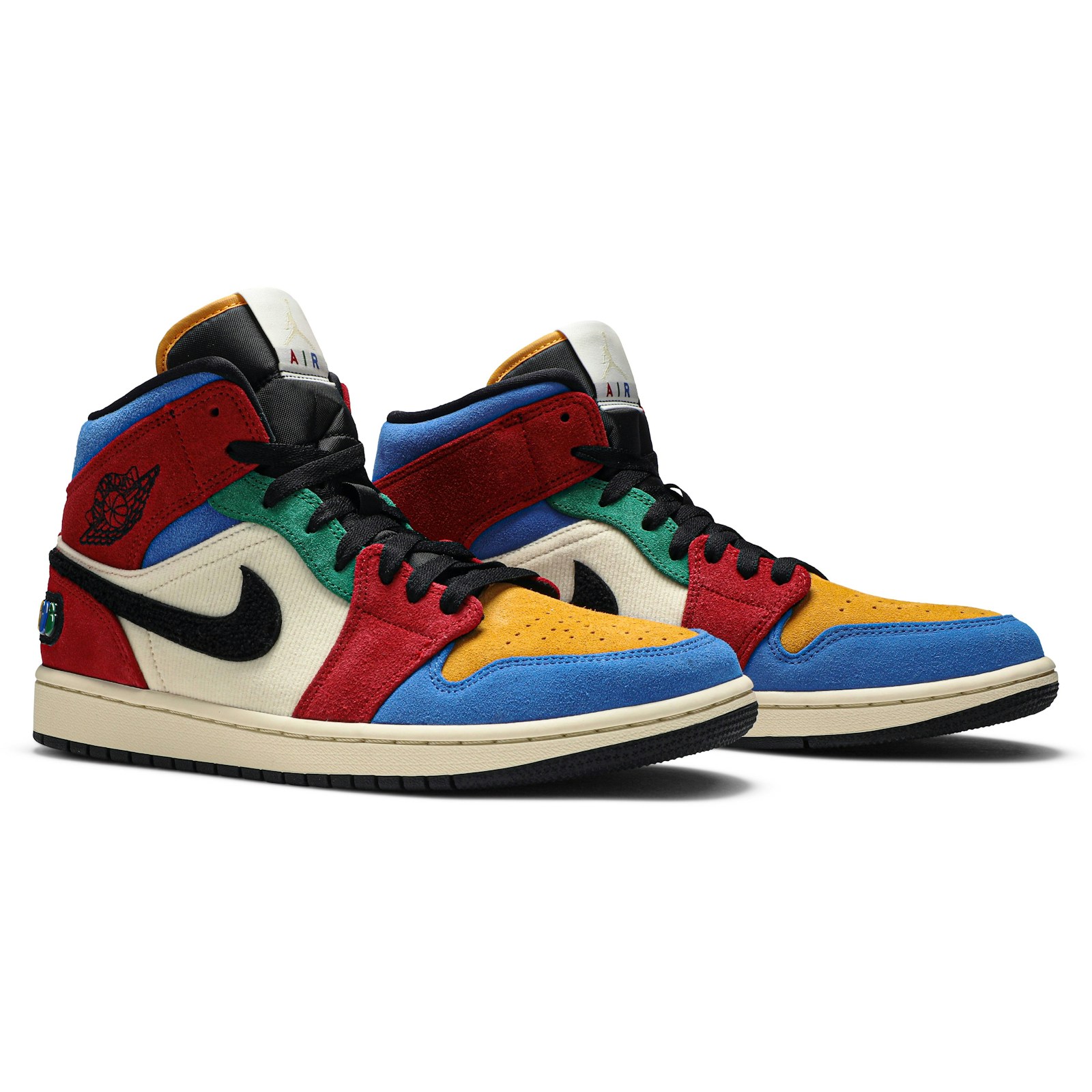 Blue The Great x Air Jordan 1 Mid 'Fearless' [also worn by MC Hotdog] CU2805-100
