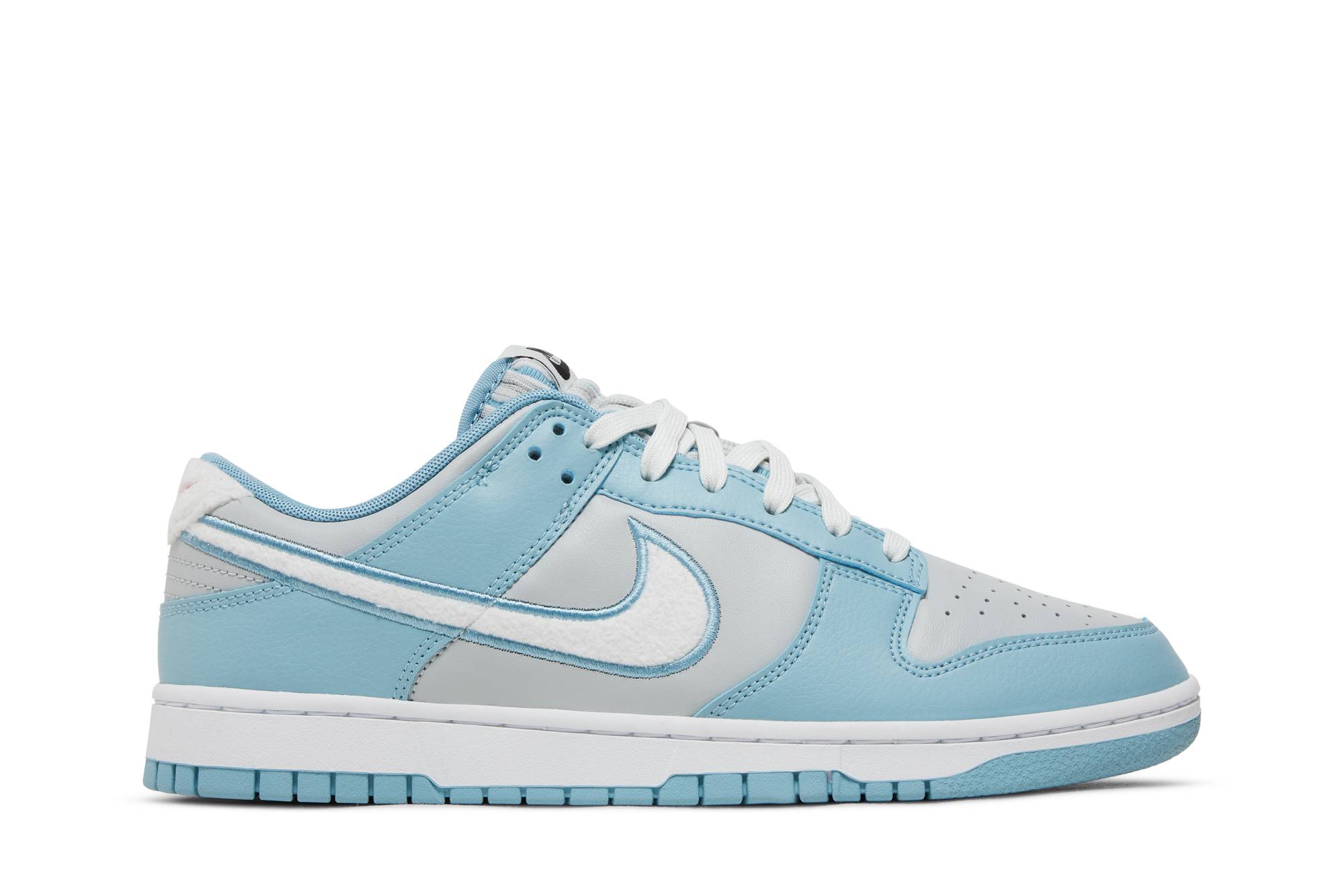 Nike Dunk Low Retro 'Fleece Swoosh Worn Blue' FB1871-011 