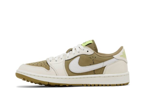 Travis Scott x Air Jordan 1 Low Golf 'Neutral Olive' FZ3124-200