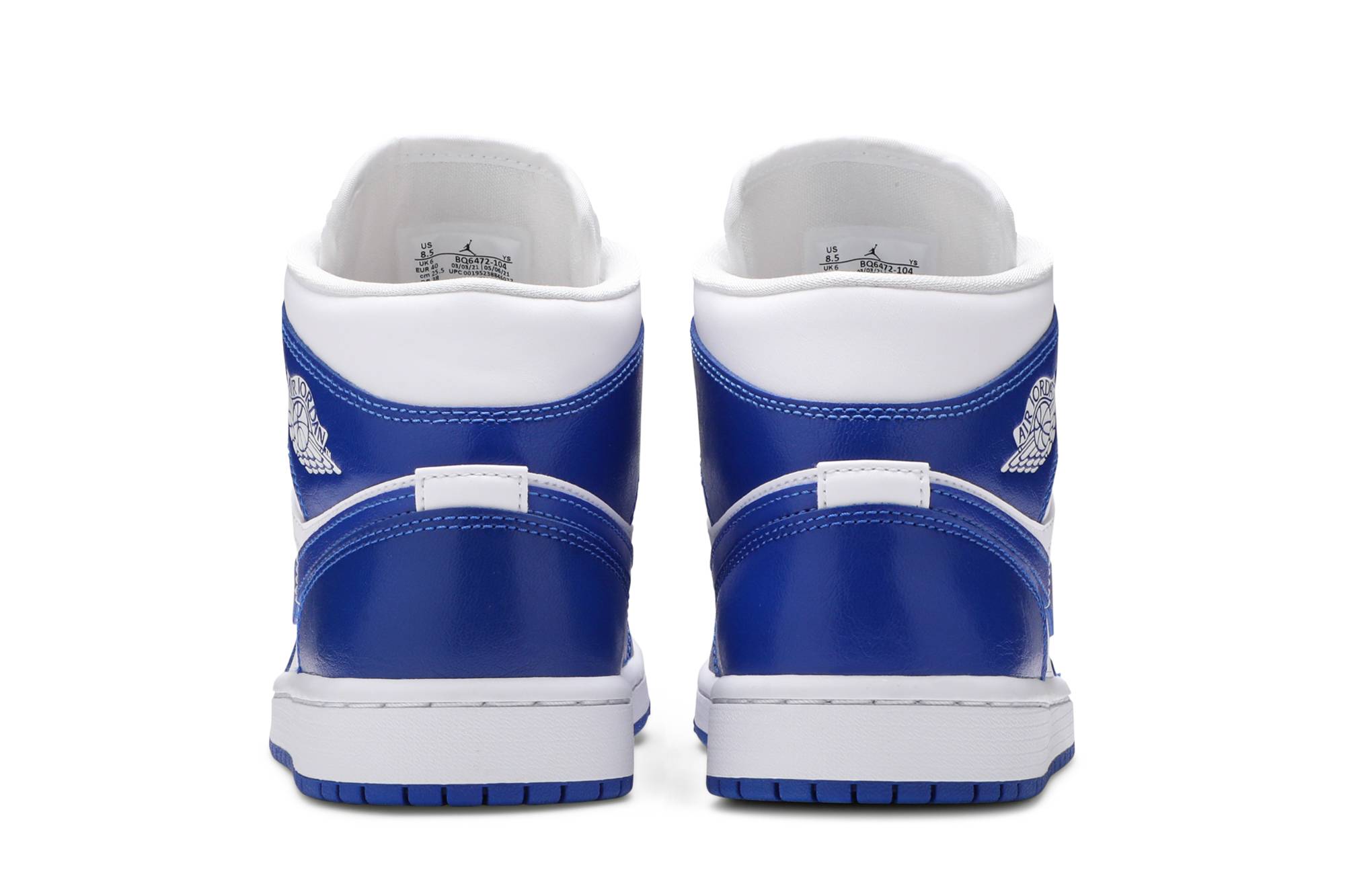 Air Jordan 1 Mid 'Kentucky Blue' BQ6472-104