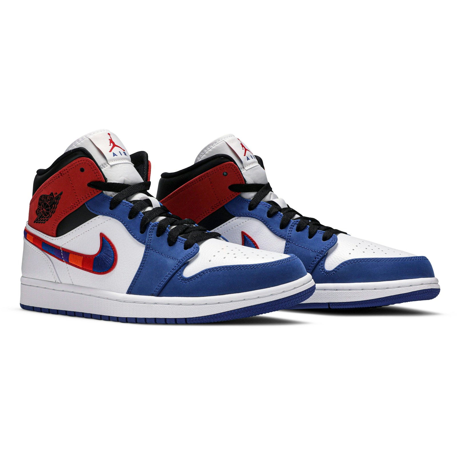 Air Jordan 1 Mid 'Multicolored Swoosh' 852542-146