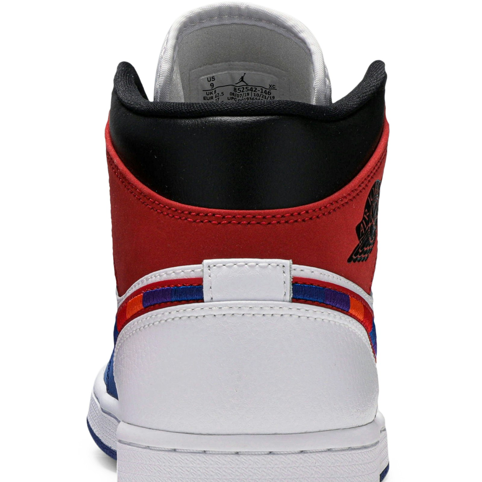 Air Jordan 1 Mid 'Multicolored Swoosh' 852542-146