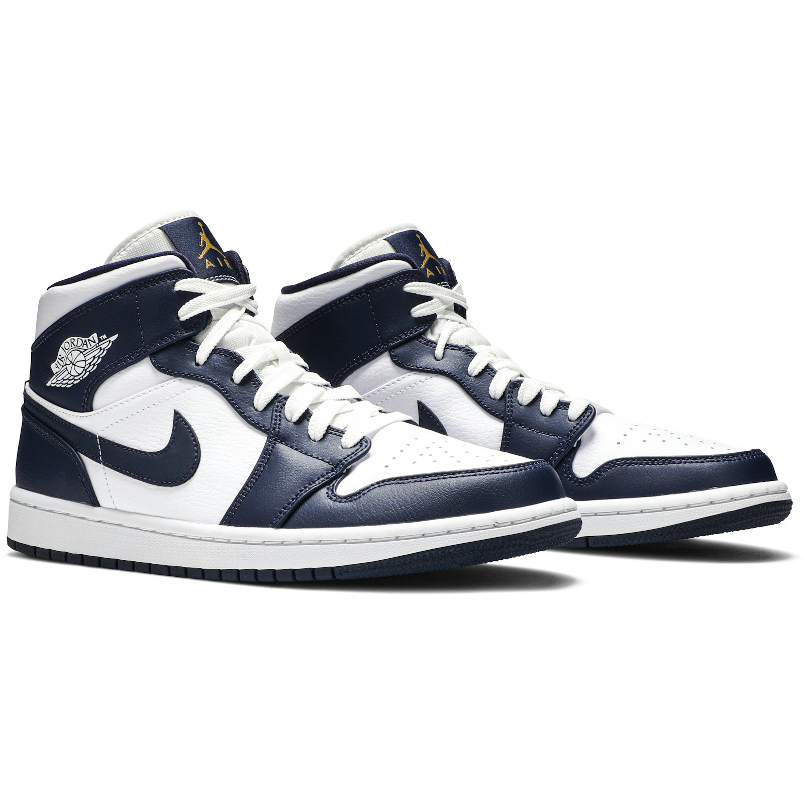 Air Jordan 1 Mid 'Obsidian' 554724-174