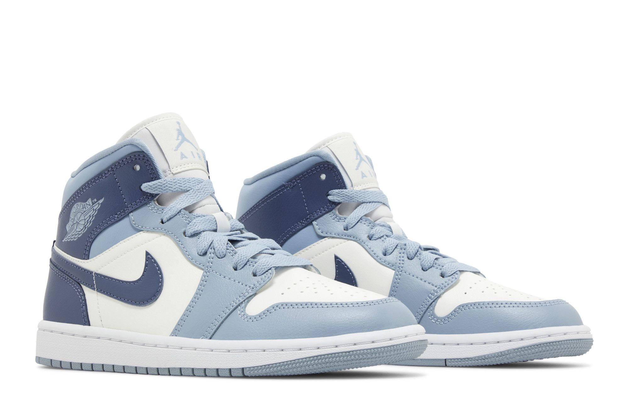 Air Jordan 1 Mid 'Sail Diffused Blue' BQ6472-140
