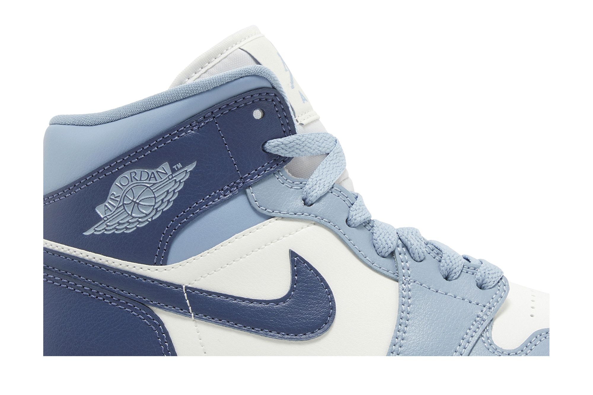 Air Jordan 1 Mid ‘Sail Diffused Blue’ BQ6472-140