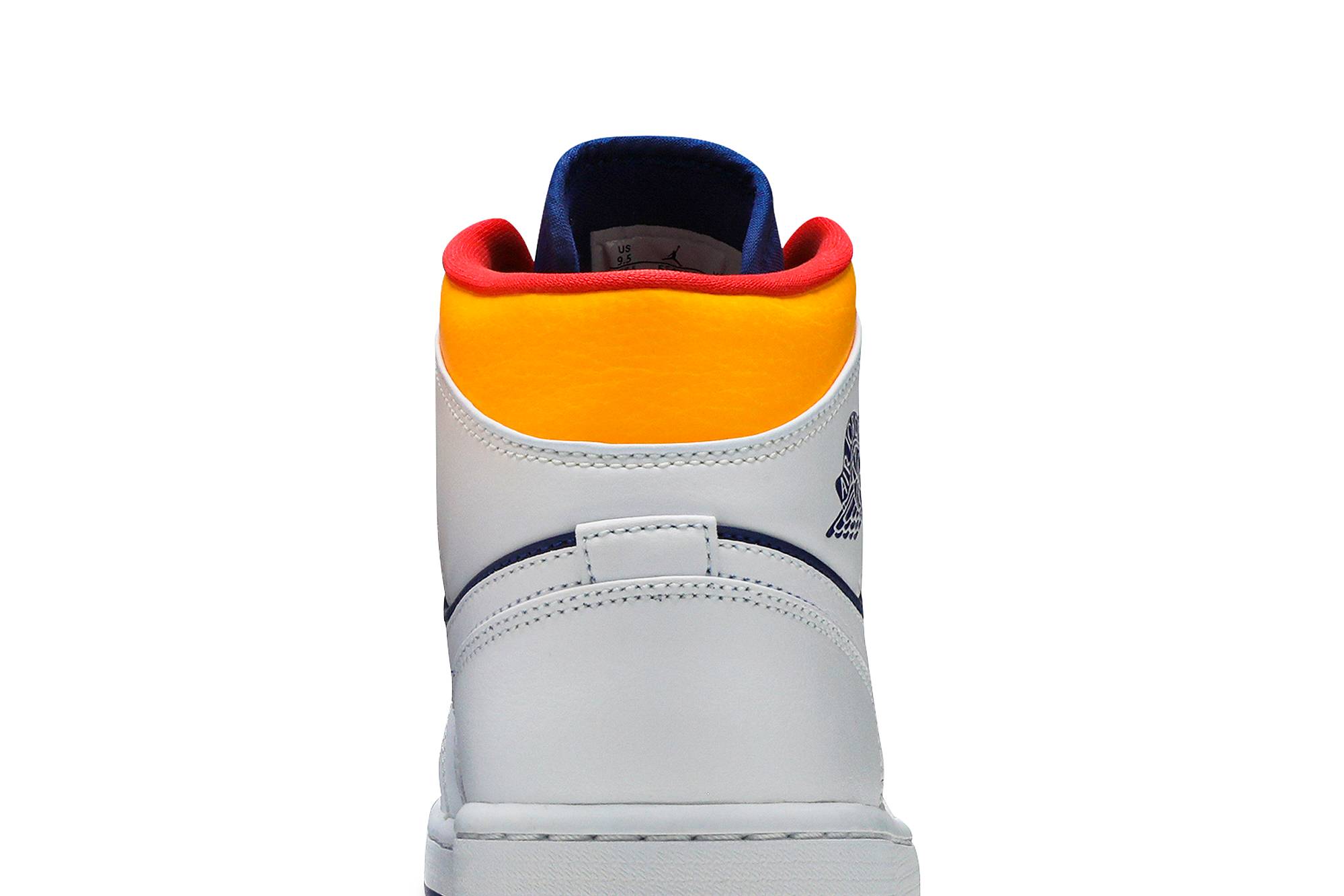 Air Jordan 1 Mid 'White Deep Royal Blue' 554724-131