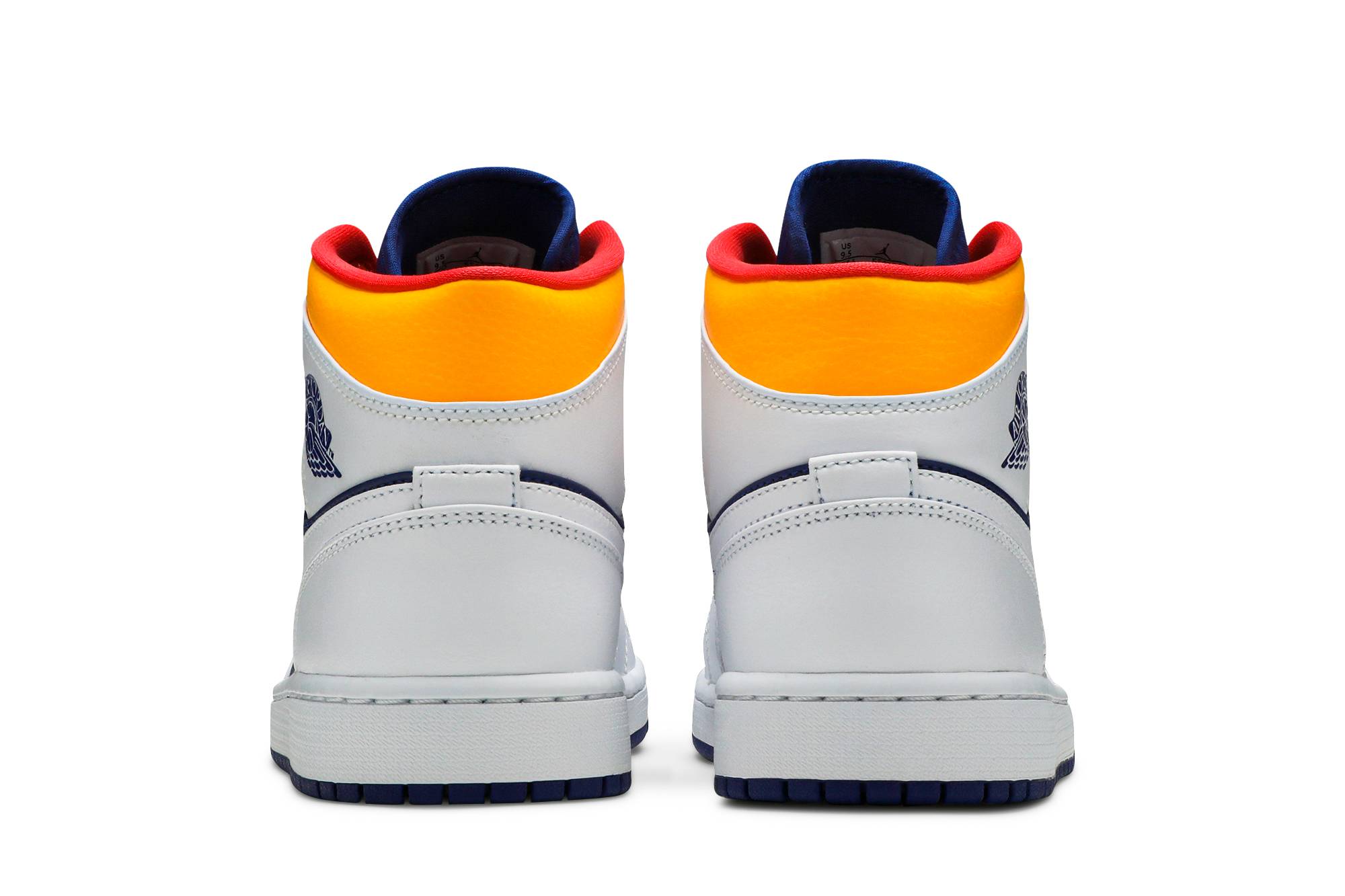 Air Jordan 1 Mid 'White Deep Royal Blue' 554724-131