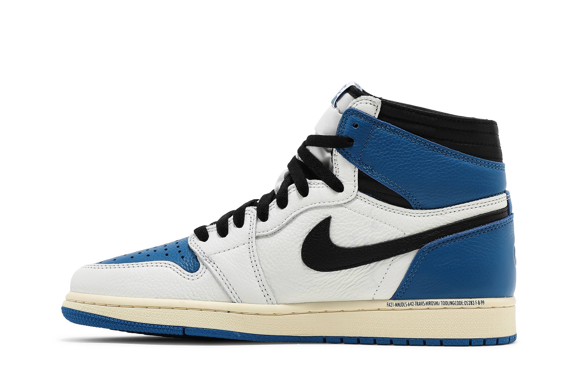 Fragment Design x Travis Scott x Air Jordan 1 Retro High 'Military Blue' DH3227-105