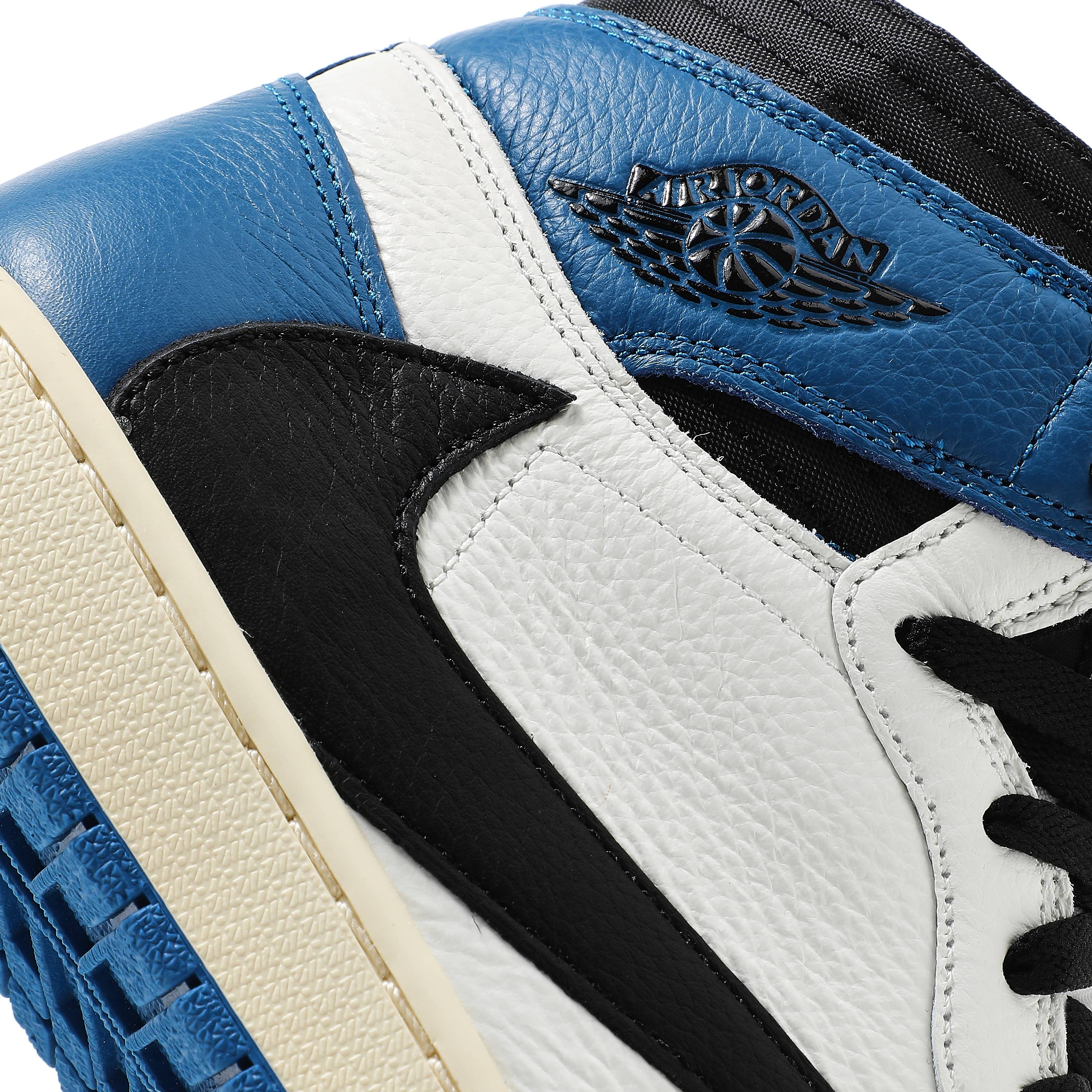 Fragment Design x Travis Scott x Air Jordan 1 Retro High 'Military Blue' DH3227-105