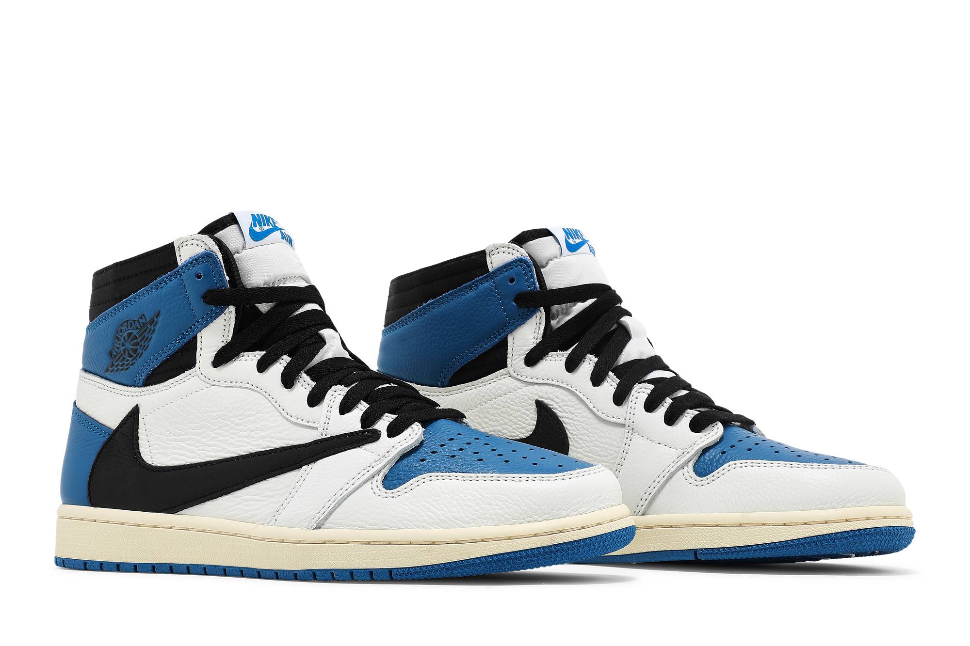 Fragment Design x Travis Scott x Air Jordan 1 Retro High 'Military Blue' DH3227-105