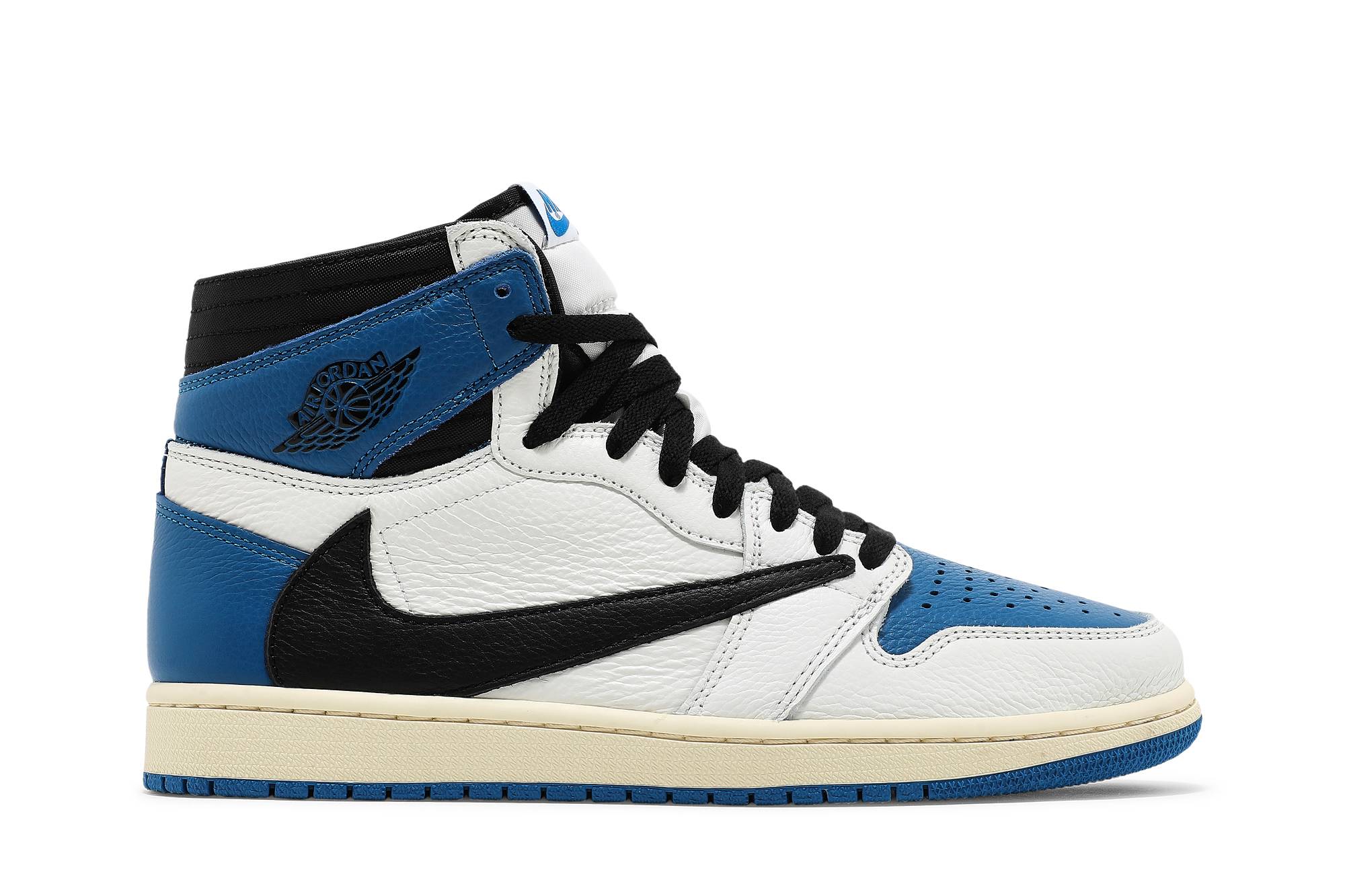 Fragment Design x Travis Scott x Air Jordan 1 Retro High 'Military Blue' DH3227-105